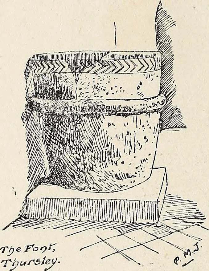 An illustration from Surrey archaeological collections, relating to the history and antiquities of the county, 1903, leaf 163