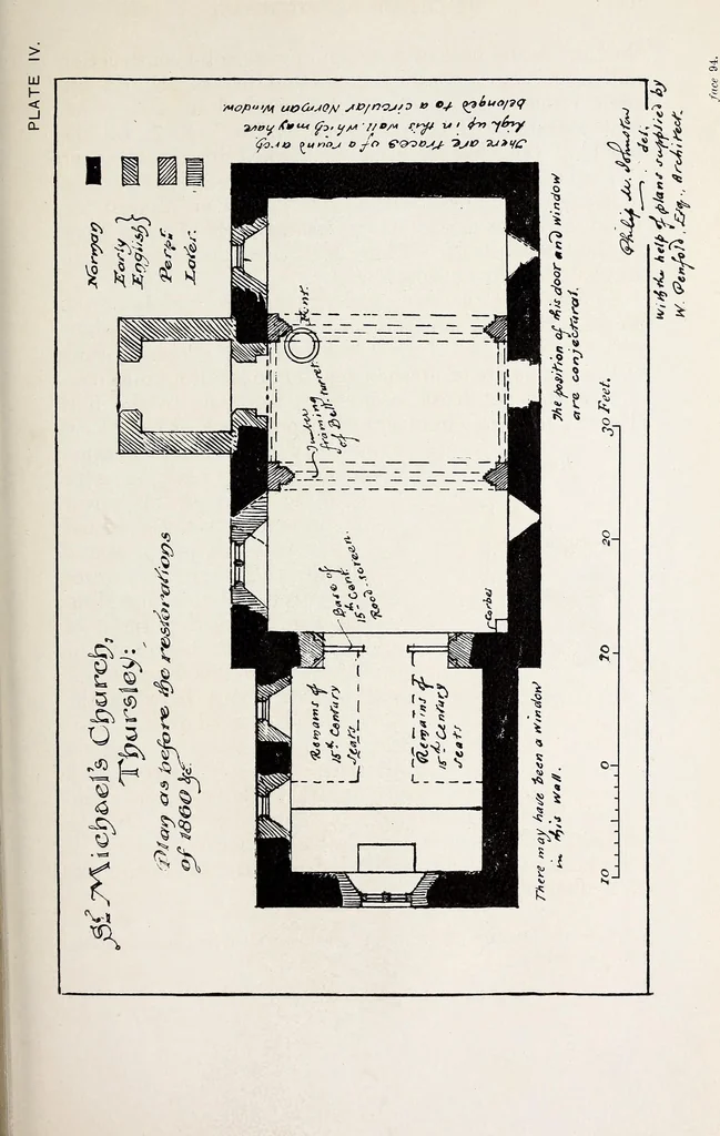 An illustration from Surrey archaeological collections, relating to the history and antiquities of the county, 1903, leaf 164