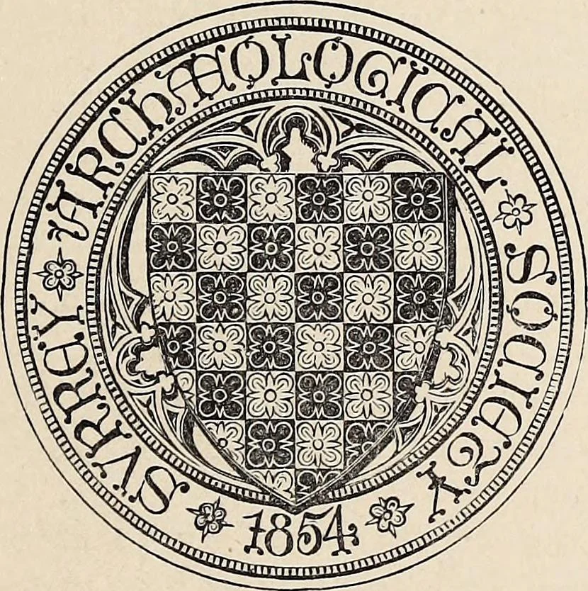 An illustration from Surrey archaeological collections, relating to the history and antiquities of the county, 1906, leaf 32
