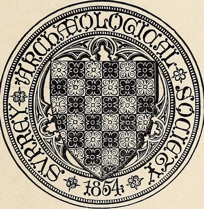 An illustration from Surrey archaeological collections, relating to the history and antiquities of the county, 1906, leaf 8
