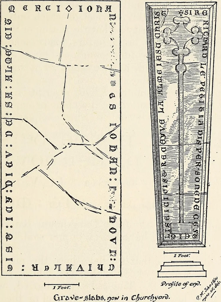 An illustration from Surrey archaeological collections, relating to the history and antiquities of the county, 1907, leaf 132