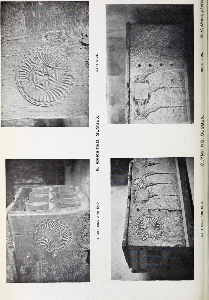 An illustration from Surrey archaeological collections, relating to the history and antiquities of the county, 1907, leaf 167