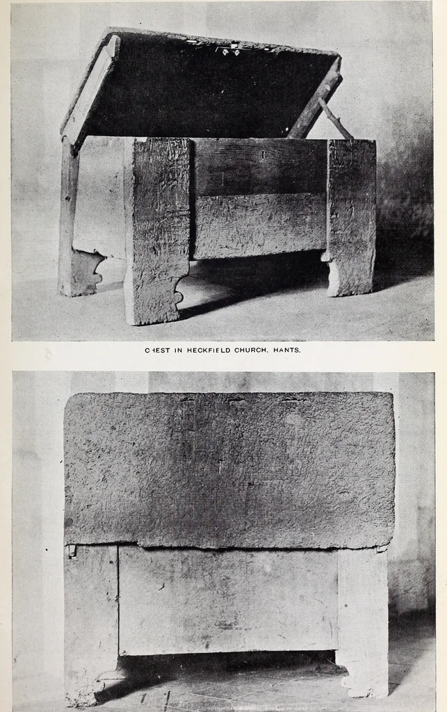 An illustration from Surrey archaeological collections, relating to the history and antiquities of the county, 1907, leaf 170