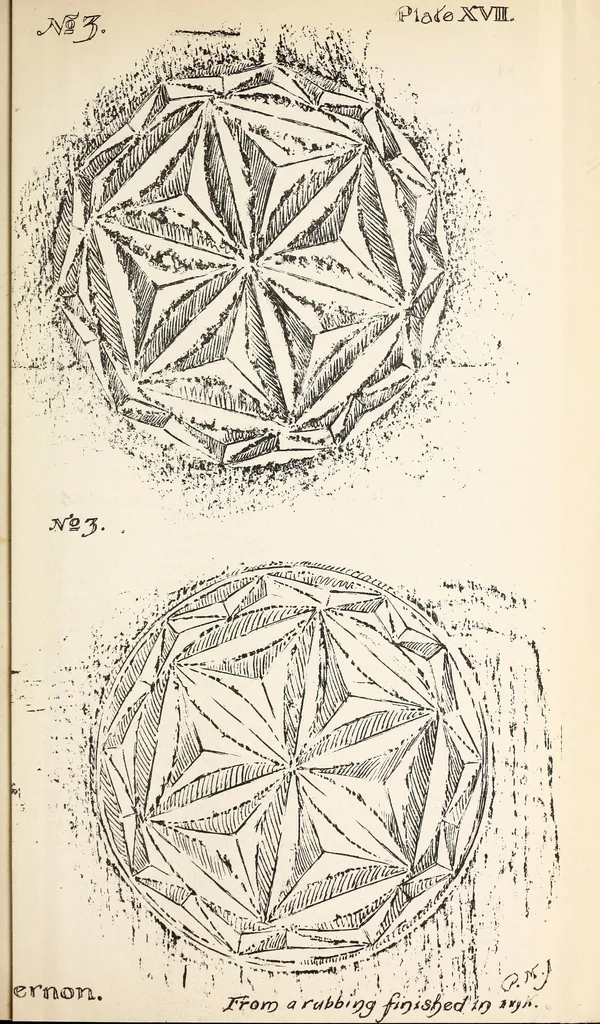 An illustration from Surrey archaeological collections, relating to the history and antiquities of the county, 1907, leaf 198
