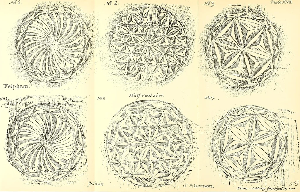 An illustration from Surrey archaeological collections, relating to the history and antiquities of the county, 1907, leaf 200