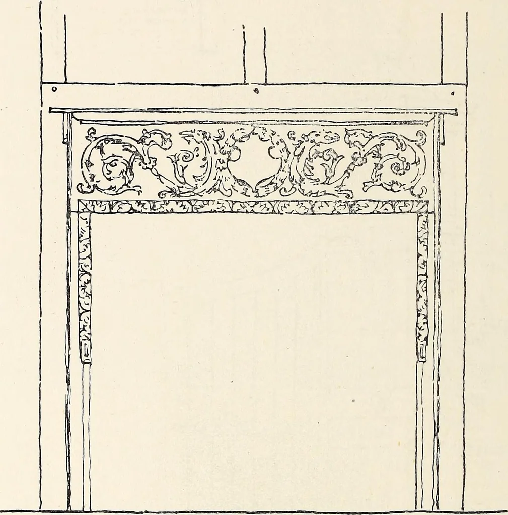 An illustration from Surrey archaeological collections, relating to the history and antiquities of the county, 1907, leaf 299