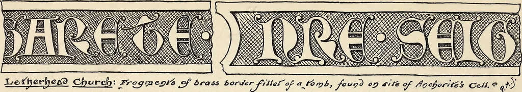 An illustration from Surrey archaeological collections, relating to the history and antiquities of the county, 1907, leaf 360