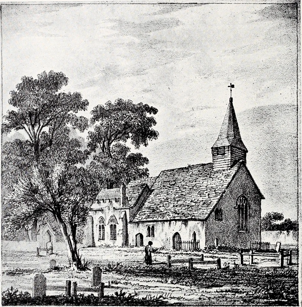 An illustration from Surrey archaeological collections, relating to the history and antiquities of the county, 1907, leaf 69
