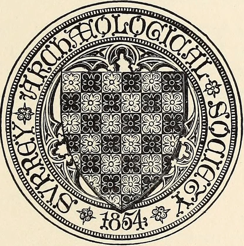 An illustration from Surrey archaeological collections, relating to the history and antiquities of the county, 1907, leaf 8