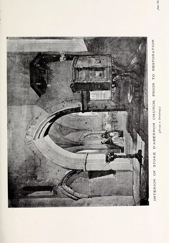 An illustration from Surrey archaeological collections, relating to the history and antiquities of the county, 1907, leaf 84