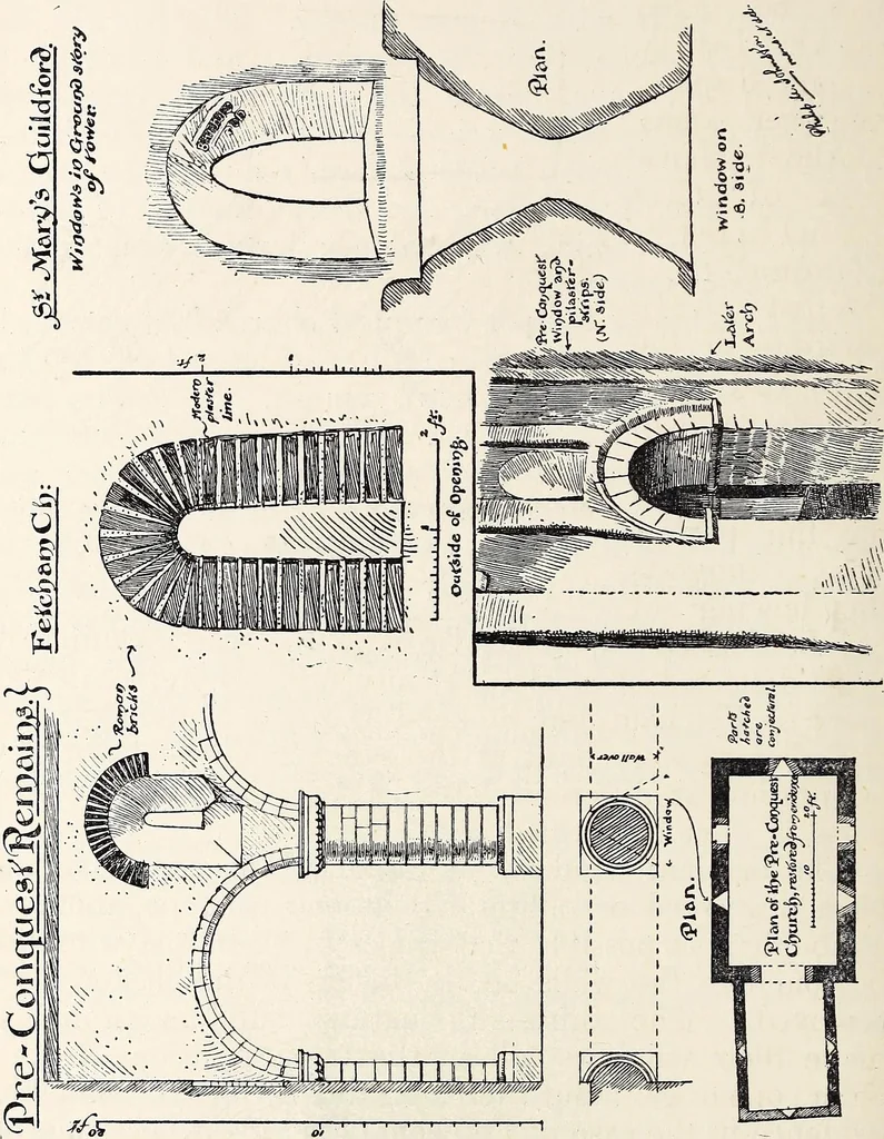 An illustration from Surrey archaeological collections, relating to the history and antiquities of the county, 1907, leaf 87