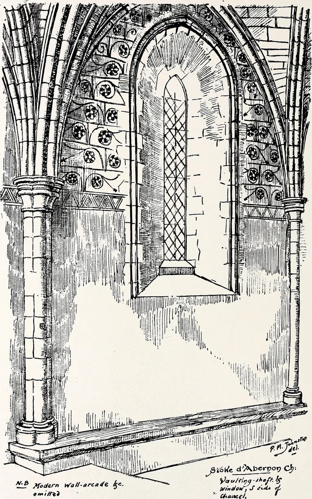 An illustration from Surrey archaeological collections, relating to the history and antiquities of the county, 1907, leaf 97