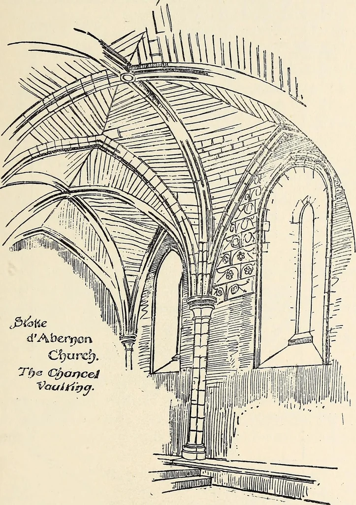 An illustration from Surrey archaeological collections, relating to the history and antiquities of the county, 1907, leaf 98