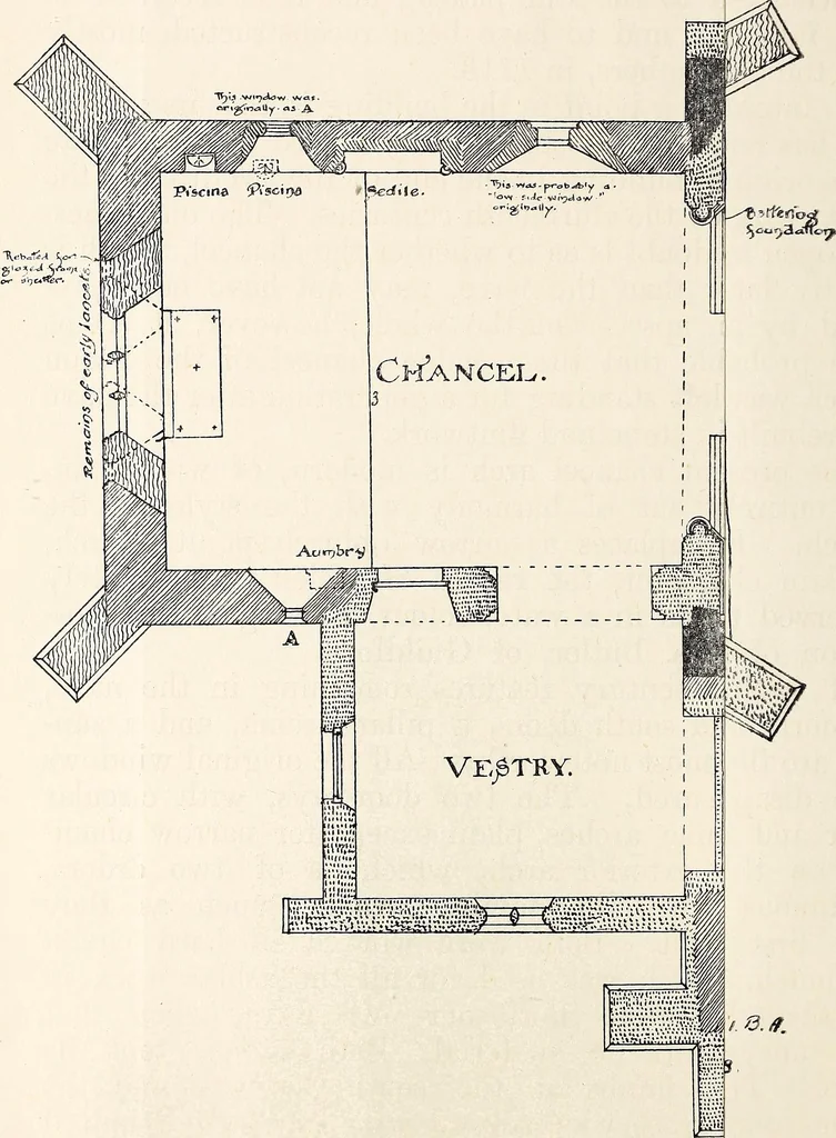 An illustration from Surrey archaeological collections, relating to the history and antiquities of the county, 1908, leaf 143
