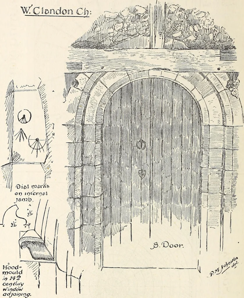 An illustration from Surrey archaeological collections, relating to the history and antiquities of the county, 1908, leaf 147