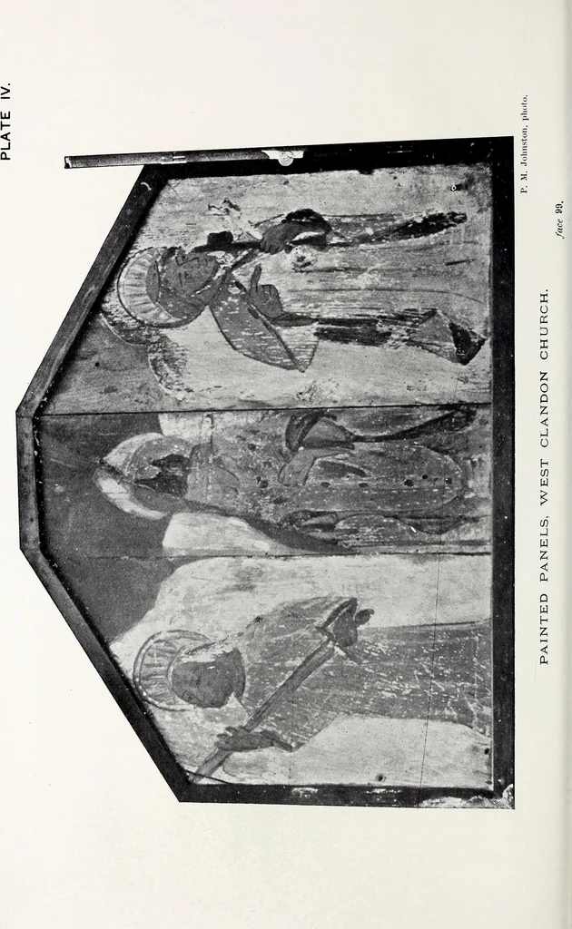 An illustration from Surrey archaeological collections, relating to the history and antiquities of the county, 1908, leaf 161