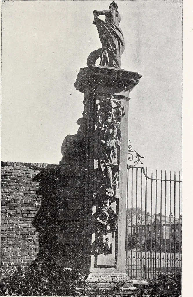 An illustration from Surrey archaeological collections, relating to the history and antiquities of the county, 1908, leaf 198