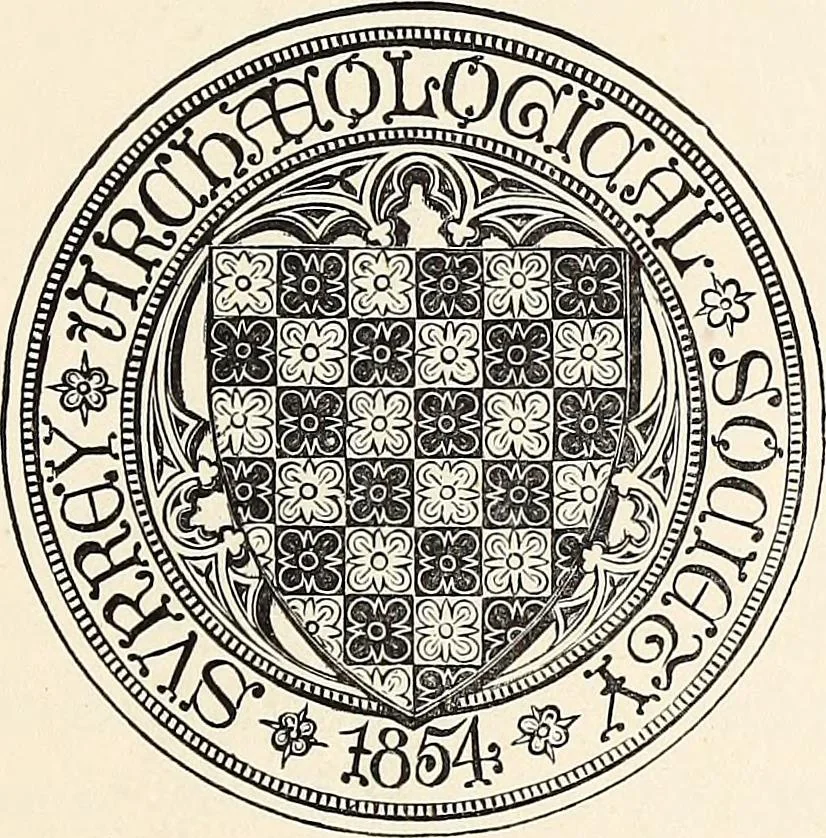 An illustration from Surrey archaeological collections, relating to the history and antiquities of the county, 1908, leaf 20