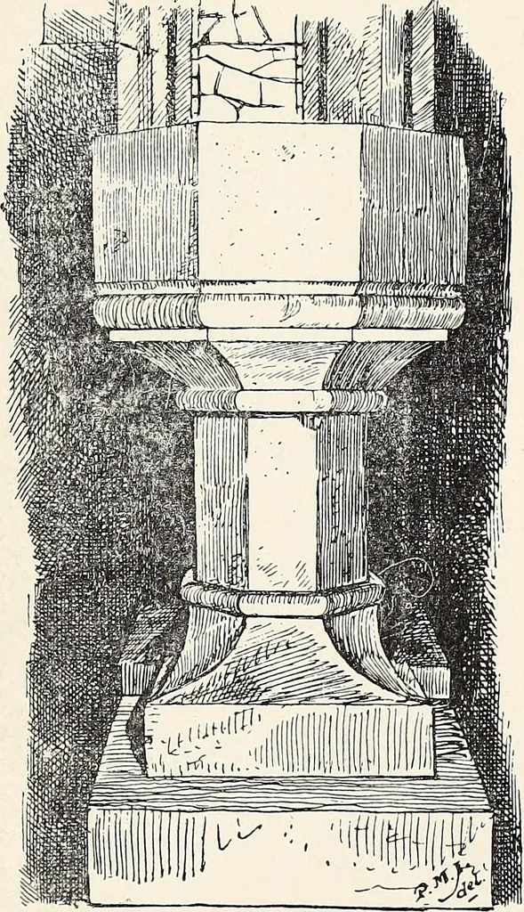 An illustration from Surrey archaeological collections, relating to the history and antiquities of the county, 1908, leaf 200