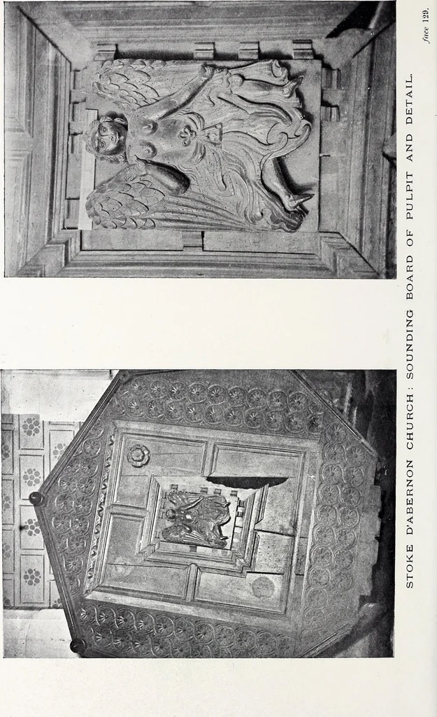 An illustration from Surrey archaeological collections, relating to the history and antiquities of the county, 1908, leaf 205