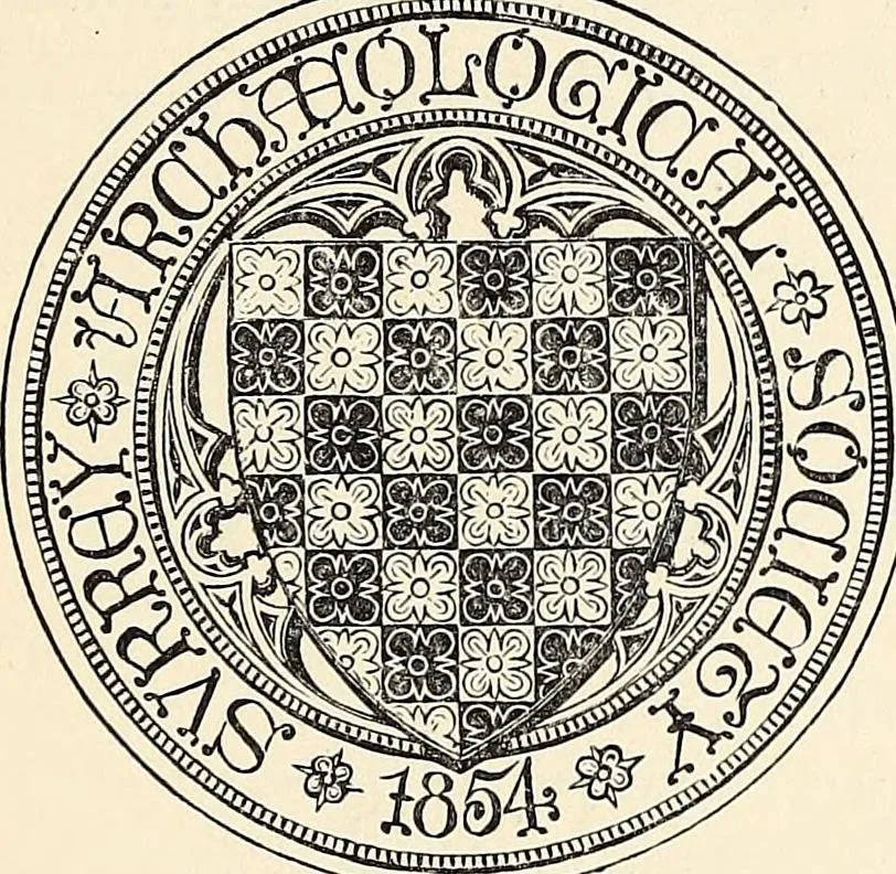 An illustration from Surrey archaeological collections, relating to the history and antiquities of the county, 1908, leaf 22
