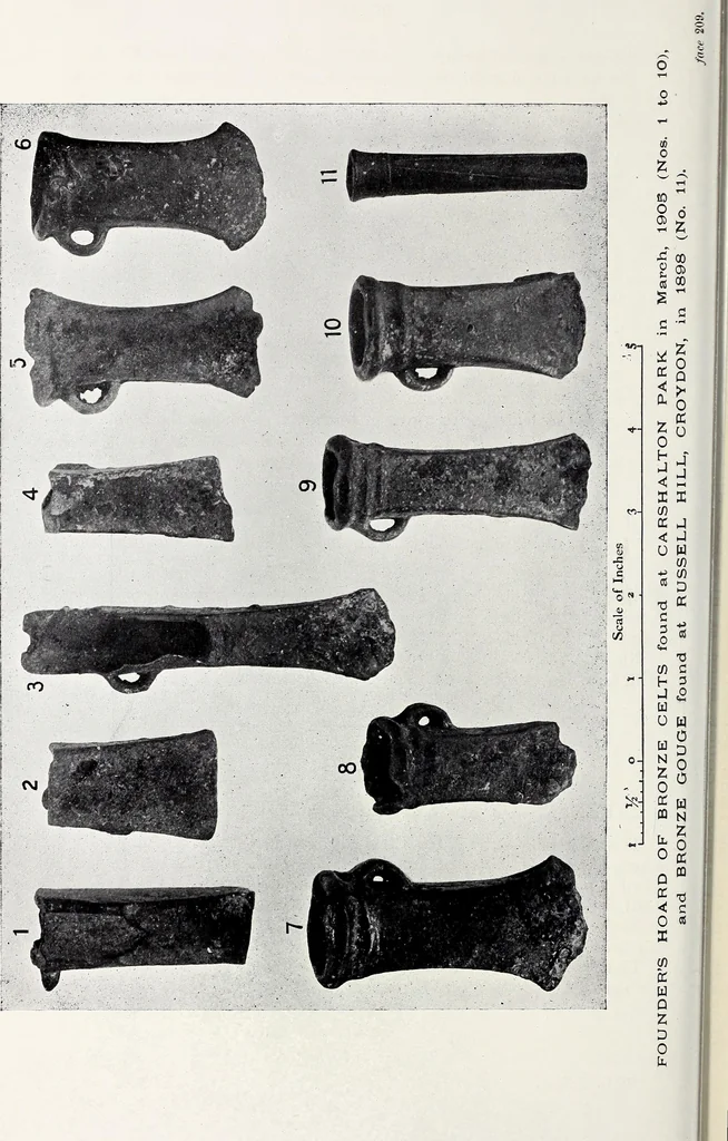 An illustration from Surrey archaeological collections, relating to the history and antiquities of the county, 1908, leaf 292