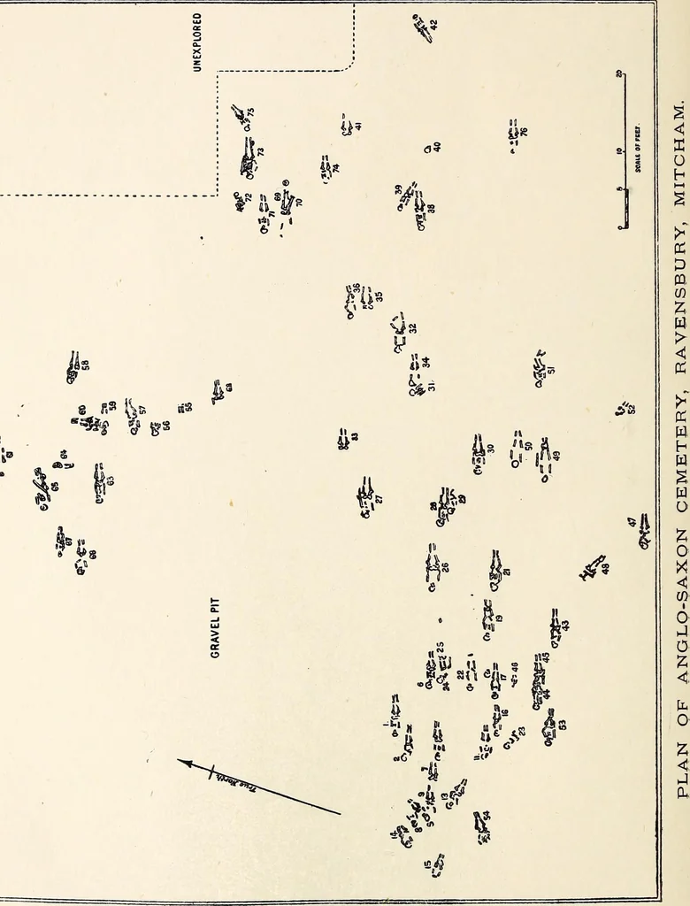 An illustration from Surrey archaeological collections, relating to the history and antiquities of the county, 1908, leaf 53