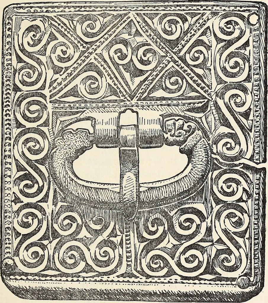 An illustration from Surrey archaeological collections, relating to the history and antiquities of the county, 1908, leaf 82