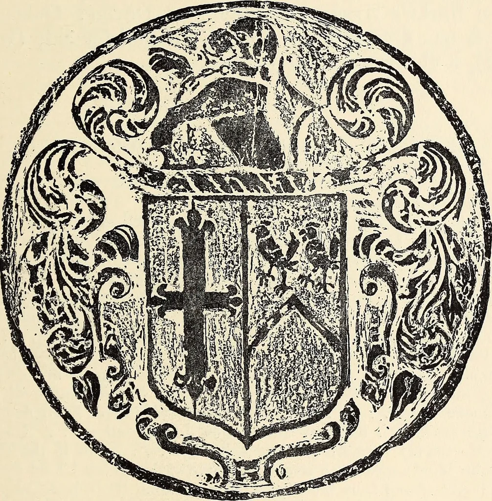 An illustration from Surrey archaeological collections, relating to the history and antiquities of the county, 1909, leaf 124