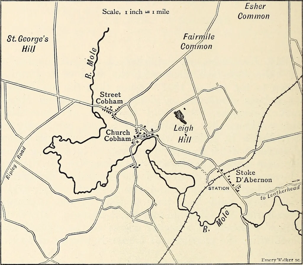 An illustration from Surrey archaeological collections, relating to the history and antiquities of the county, 1909, leaf 201