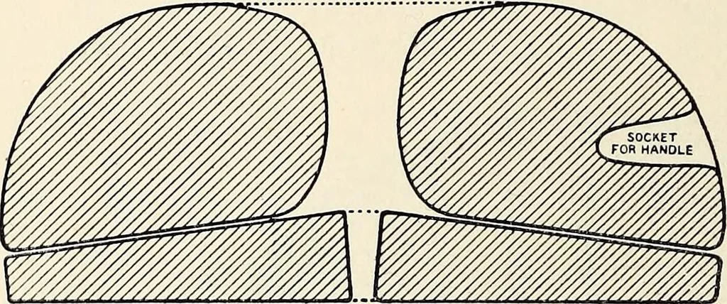 An illustration from Surrey archaeological collections, relating to the history and antiquities of the county, 1909, leaf 205