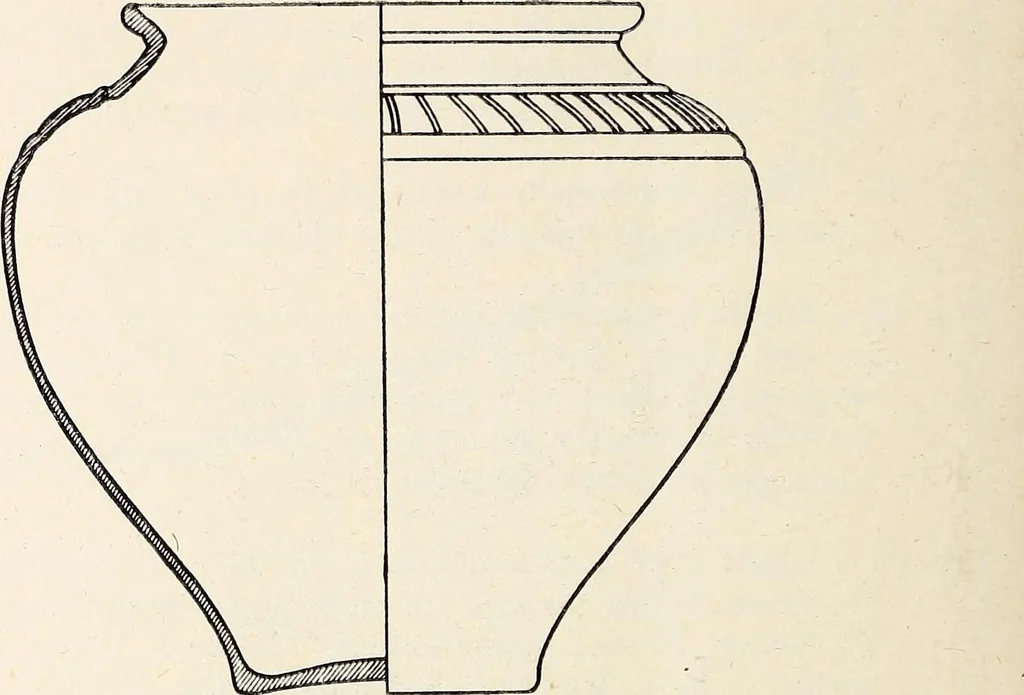 An illustration from Surrey archaeological collections, relating to the history and antiquities of the county, 1909, leaf 221