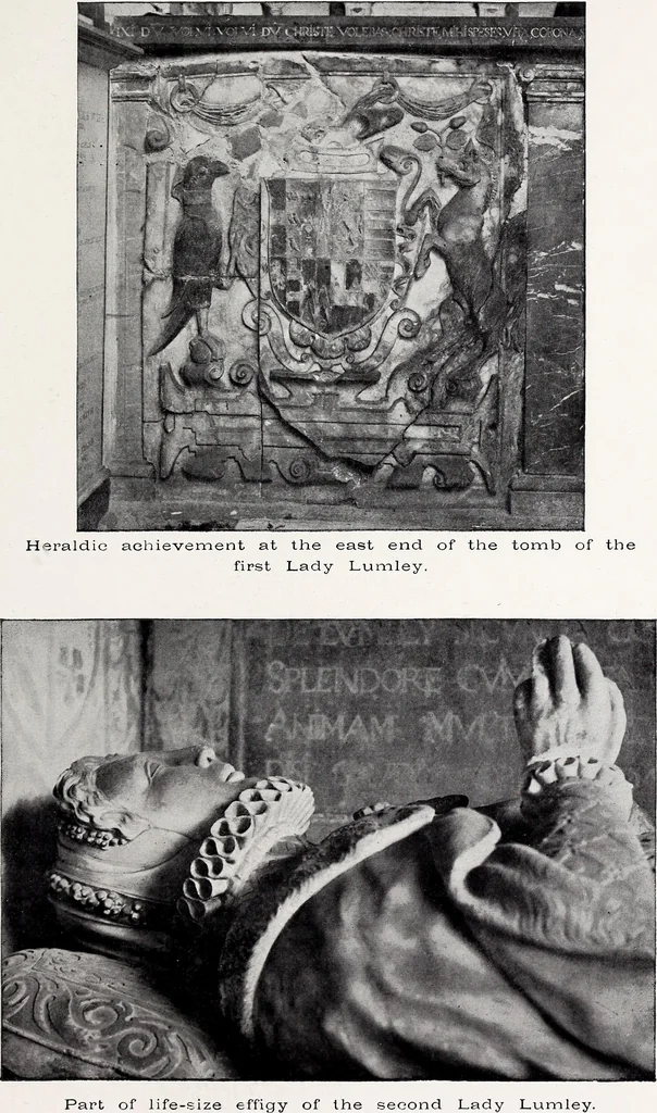 An illustration from Surrey archaeological collections, relating to the history and antiquities of the county, 1909, leaf 244