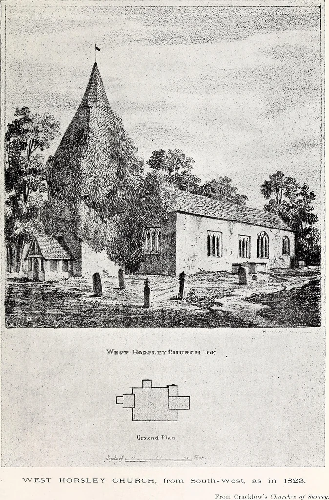 An illustration from Surrey archaeological collections, relating to the history and antiquities of the county, 1909, leaf 250