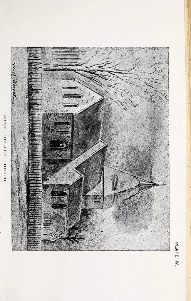 An illustration from Surrey archaeological collections, relating to the history and antiquities of the county, 1909, leaf 258
