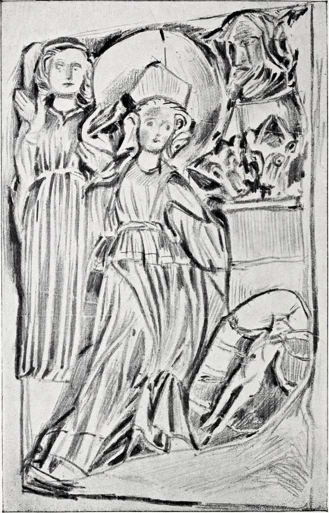 An illustration from Surrey archaeological collections, relating to the history and antiquities of the county, 1909, leaf 273