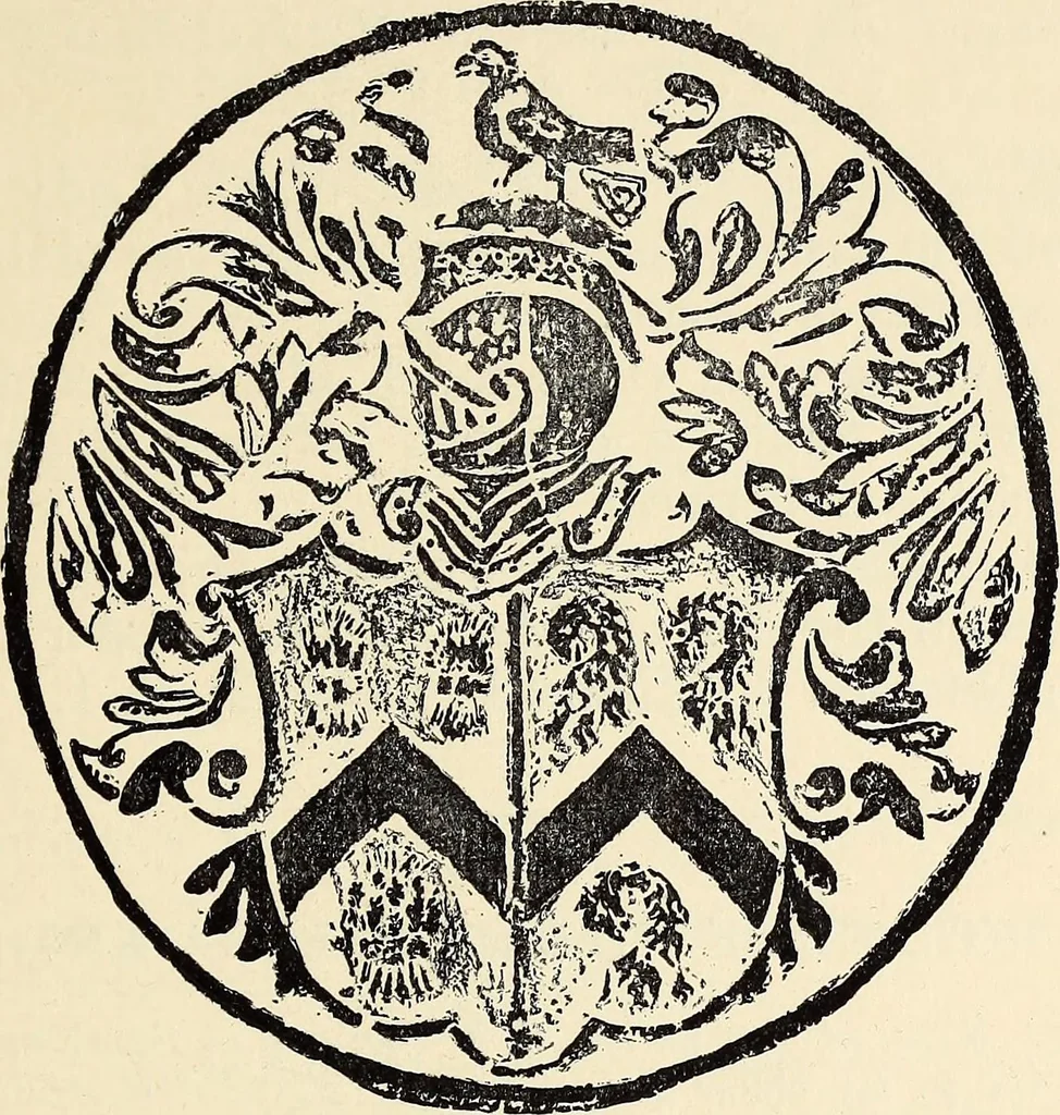 An illustration from Surrey archaeological collections, relating to the history and antiquities of the county, 1909, leaf 62