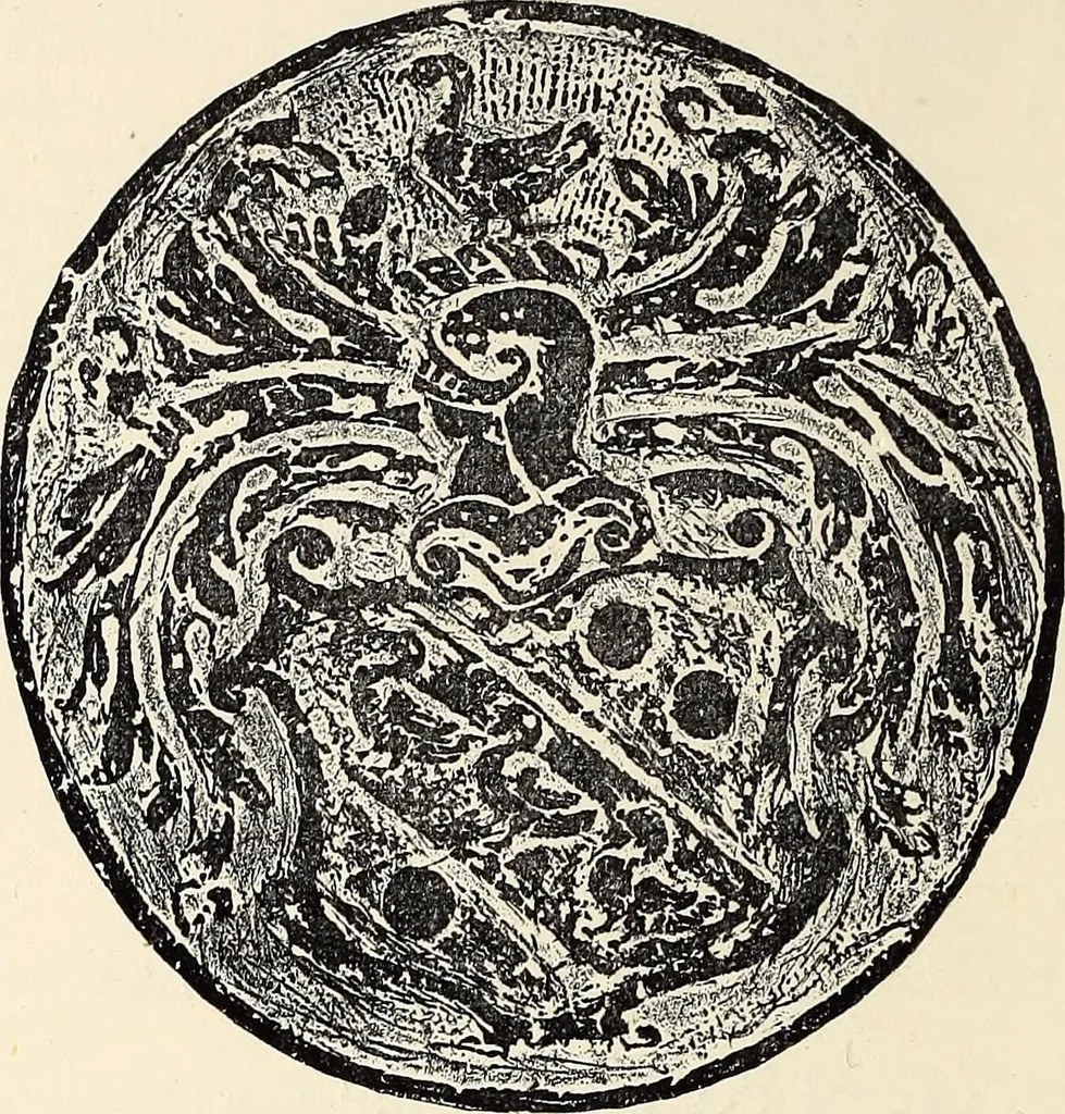An illustration from Surrey archaeological collections, relating to the history and antiquities of the county, 1909, leaf 65