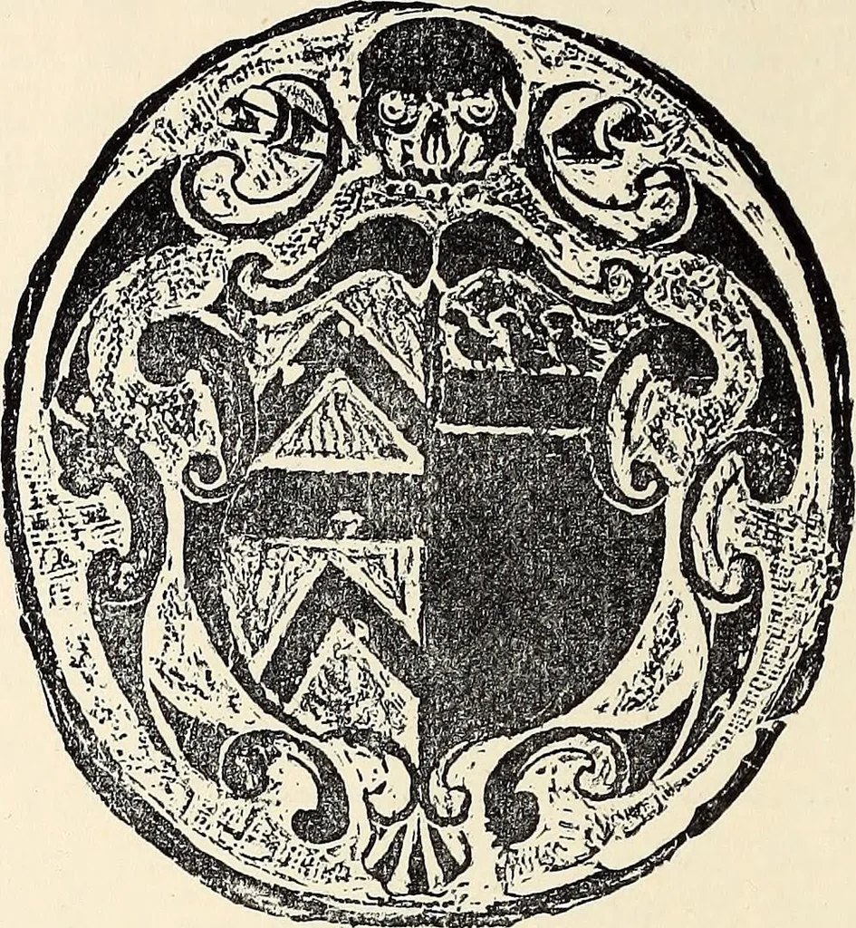An illustration from Surrey archaeological collections, relating to the history and antiquities of the county, 1909, leaf 69