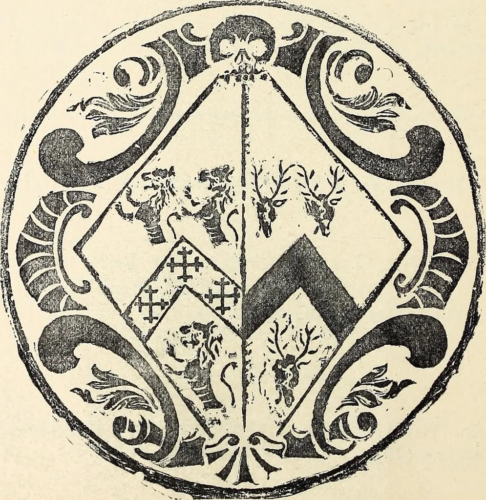 An illustration from Surrey archaeological collections, relating to the history and antiquities of the county, 1909, leaf 81