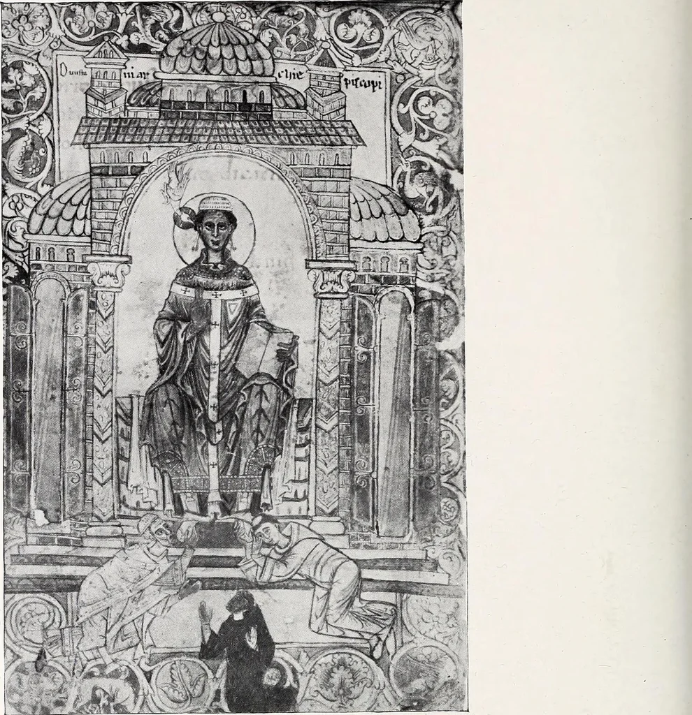 An illustration from Surrey archaeological collections, relating to the history and antiquities of the county, 1911, leaf 159