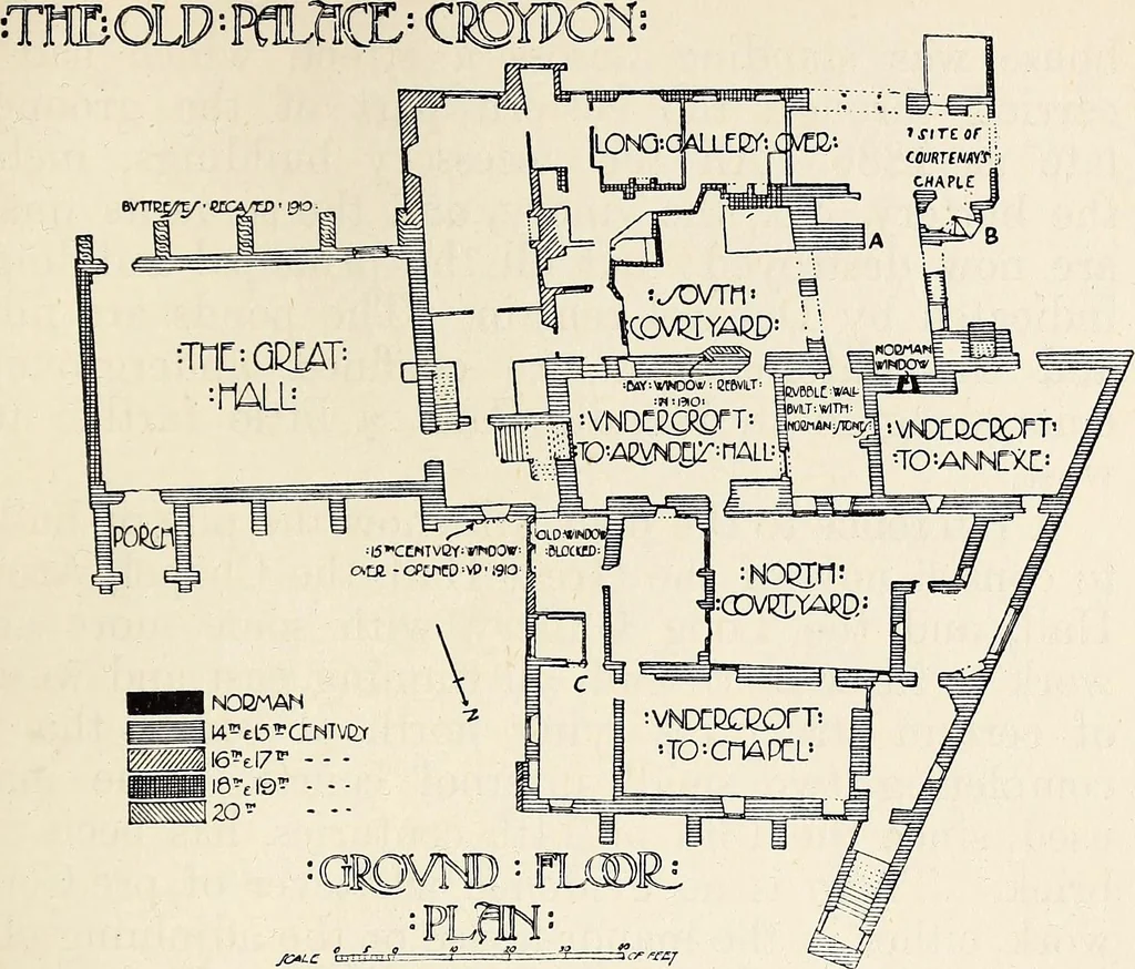 An illustration from Surrey archaeological collections, relating to the history and antiquities of the county, 1911, leaf 164