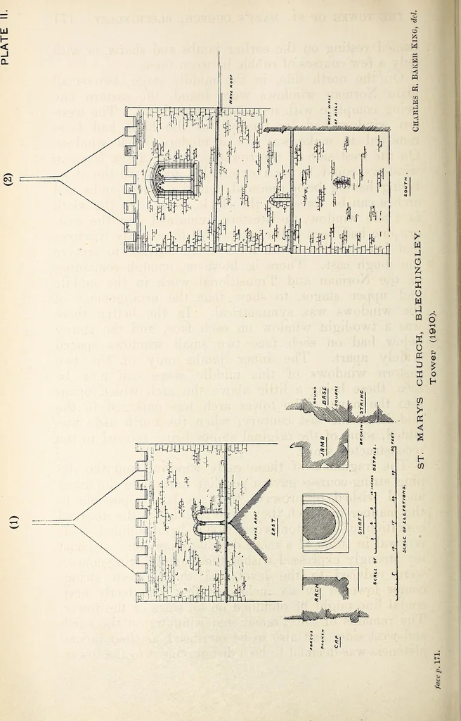An illustration from Surrey archaeological collections, relating to the history and antiquities of the county, 1911, leaf 277