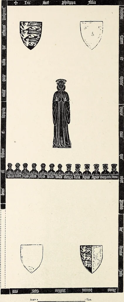An illustration from Surrey archaeological collections, relating to the history and antiquities of the county, 1912, leaf 107