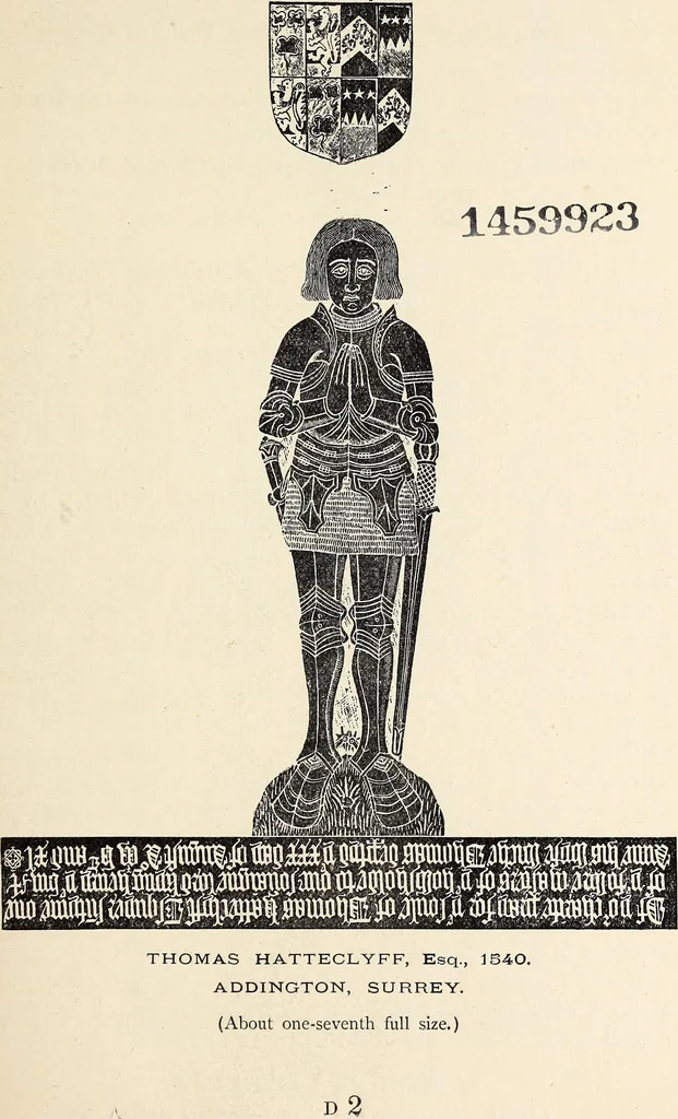 An illustration from Surrey archaeological collections, relating to the history and antiquities of the county, 1912, leaf 86