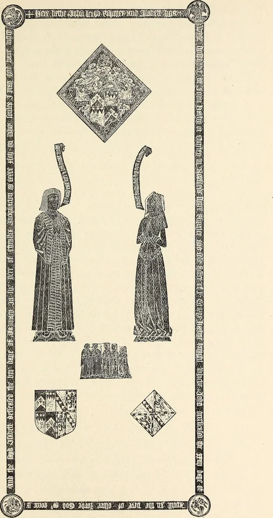 An illustration from Surrey archaeological collections, relating to the history and antiquities of the county, 1912, leaf 88
