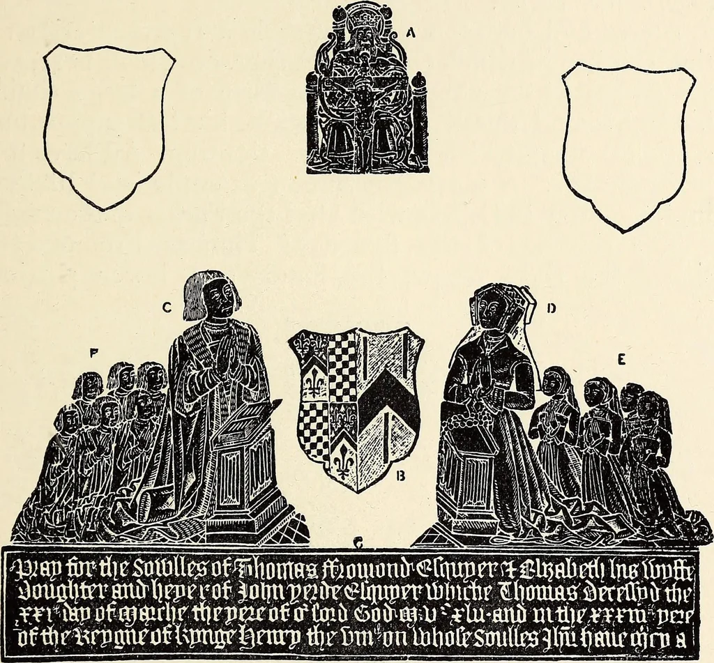An illustration from Surrey archaeological collections, relating to the history and antiquities of the county, 1913, leaf 114