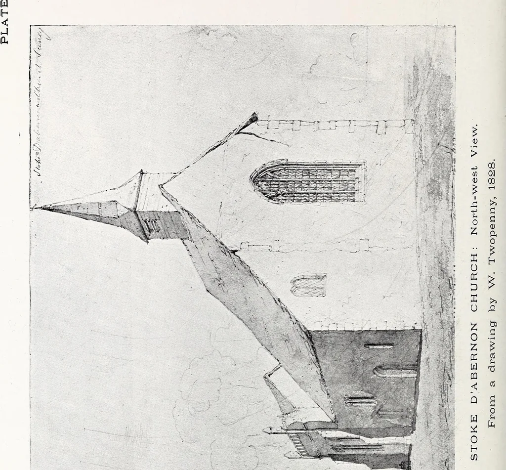 An illustration from Surrey archaeological collections, relating to the history and antiquities of the county, 1913, leaf 183