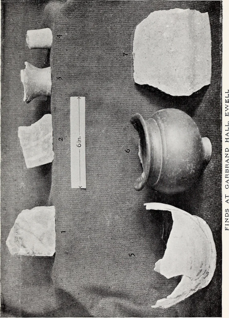 An illustration from Surrey archaeological collections, relating to the history and antiquities of the county, 1913, leaf 210