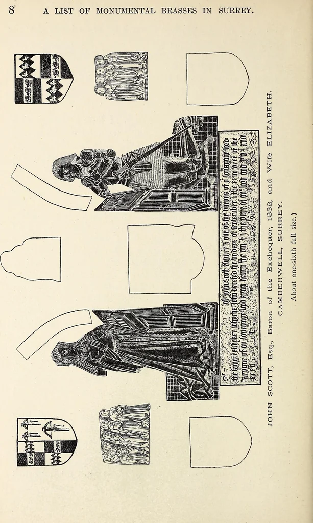 An illustration from Surrey archaeological collections, relating to the history and antiquities of the county, 1913, leaf 59